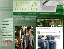 Tablet Screenshot of confeccionestito.com